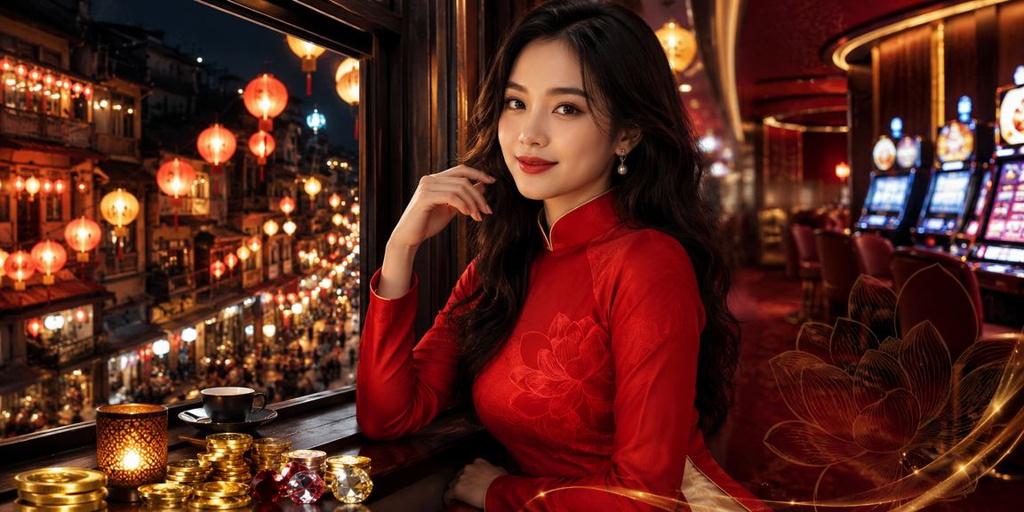 Cô gái Hà Nội mặc áo dài đặt cược trên ứng dụng điện thoại